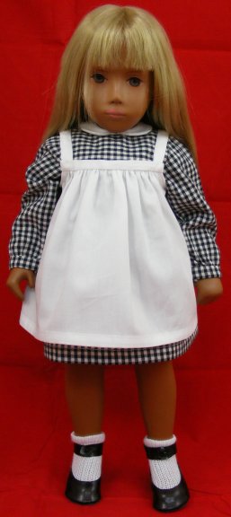 Sasha Doll White Pinafore